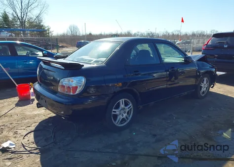 2003 Subaru Impreza 2.5Rs from USA, damaged, VIN JF1GD67503G501964